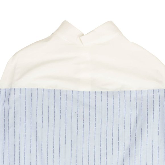 UNRAVEL PROJECT Blue & White Assymetric Shirt Dress Size 2/38 $840 - Picture 4 of 4